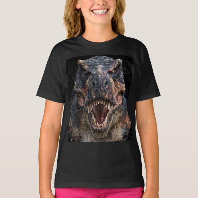 Camiseta     Poder Primal 010 – Tyrannosaurus Rex (Anverso)