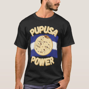 Camiseta Poder Pupusa Bandera Salvadoreña Comida y Cultura