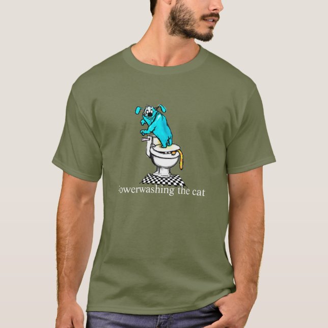 Camiseta Poder que lava el gato (Anverso)