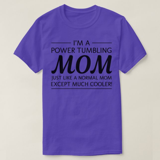 Camiseta Poder que malogra a mamá Gimnasia Gimnast Madre Fu (Diseño del anverso)