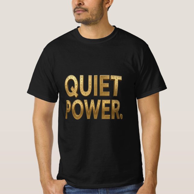 Camiseta Poder Silencioso | Gran Diseño Esfinge de Egipto (Anverso)