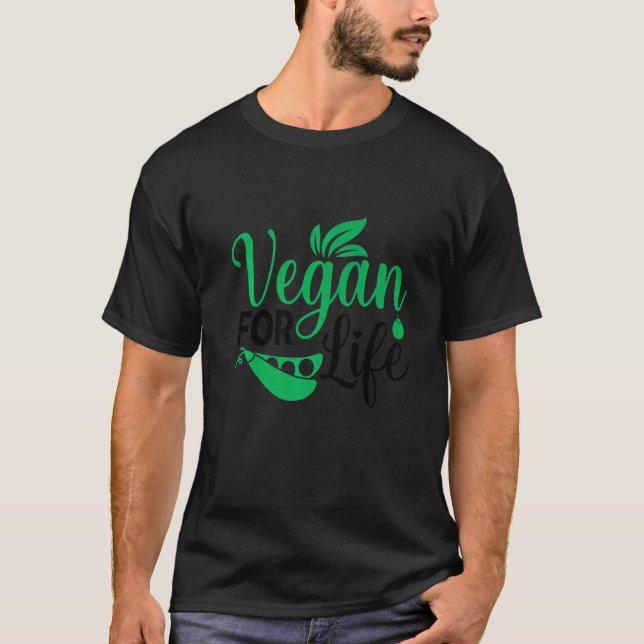 Camiseta Poder Vegano Veggie Vegano Músculo Saludable Veget (Anverso)