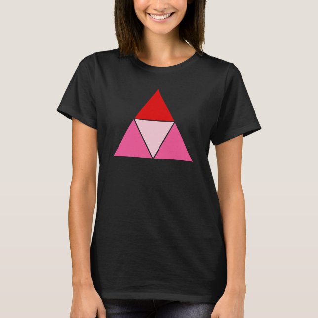Camiseta Poder y estabilidad del concepto de triángulo (Anverso)