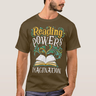 Camiseta Poderes de lectura Imaginación Bookworm Libros Lov