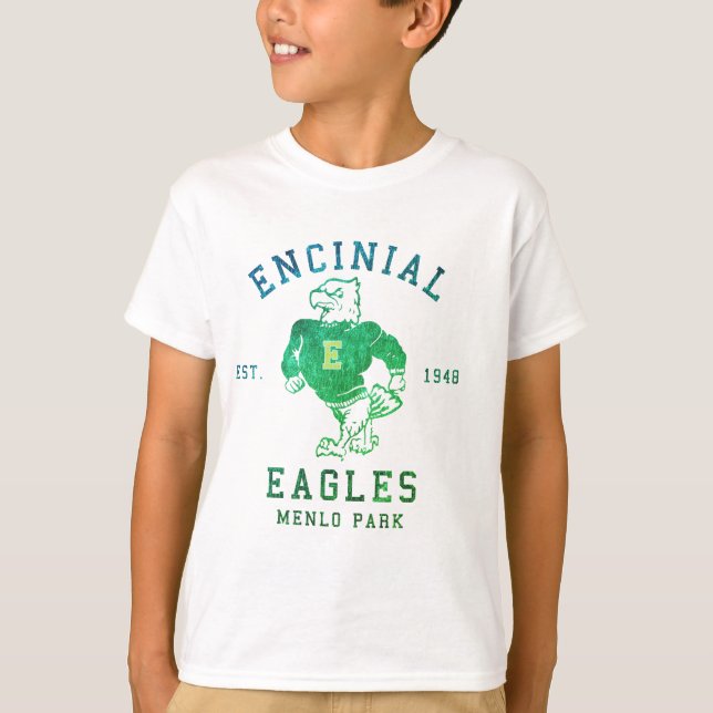 Camiseta poderosa de Eddie Encinal Eagle (Anverso)
