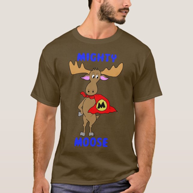 Camiseta poderosa de los alces (Anverso)