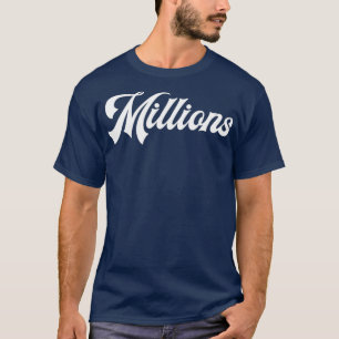 Camiseta Poderosa declaración de una sola palabra millones