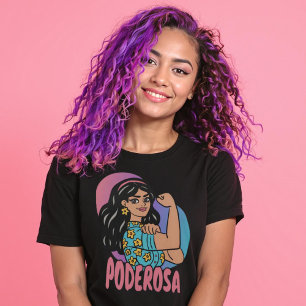 Camiseta Poderosa mano atrajo a latina española