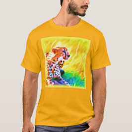 Camiseta Poderosa Pintura De Animales Chita. ¡Hazte con una