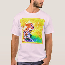 Camiseta Poderosa Pintura De Animales Chita. ¡Hazte con una