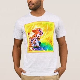 Camiseta Poderosa Pintura De Animales Chita. ¡Hazte con una