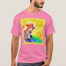 Camiseta Poderosa Pintura De Animales Chita. ¡Hazte con una