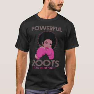 Camiseta Poderosas raíces Mes de la Historia Negra Me Encan