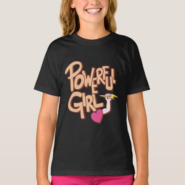 Camiseta Poderoso Chica gracioso (Anverso)