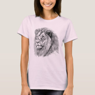 Camiseta Poderoso retrato de león