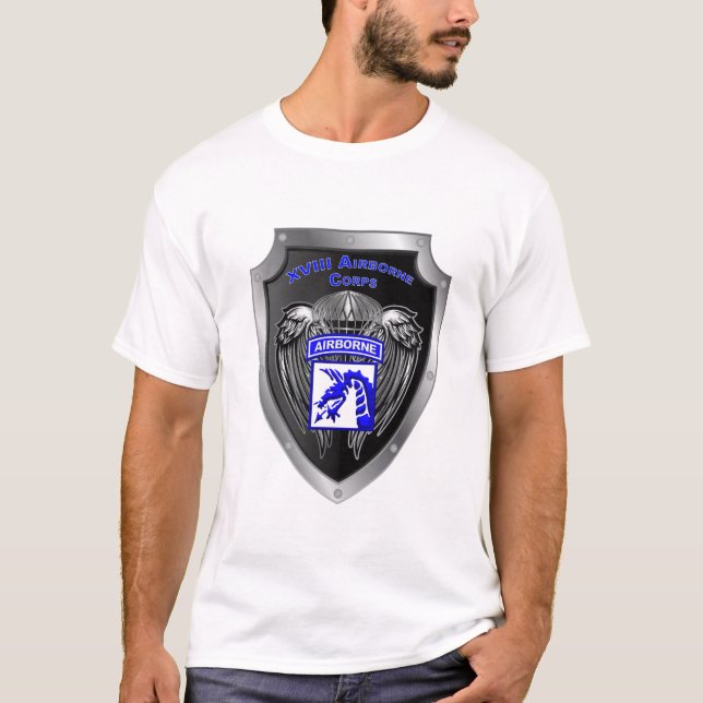 Camiseta Poderoso XVIII Cuerpo Aéreo (Anverso)
