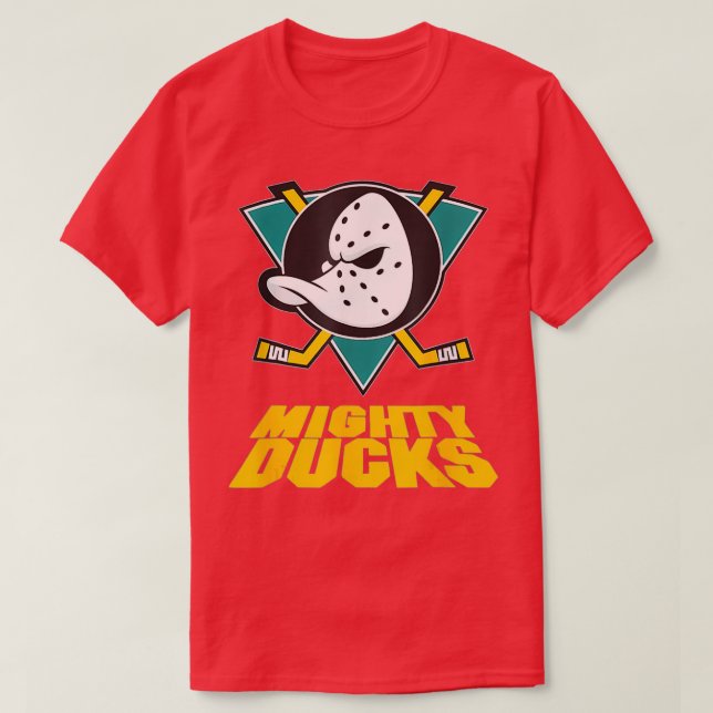 Camiseta Poderosos Amantes Del Hockey De Hockey De Anaheim (Diseño del anverso)