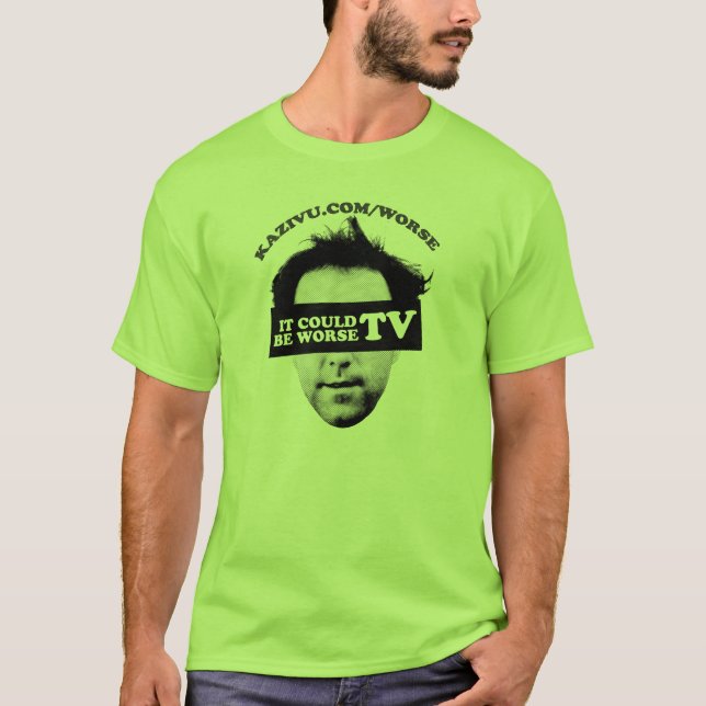 Camiseta Podía ser TV peor (Anverso)