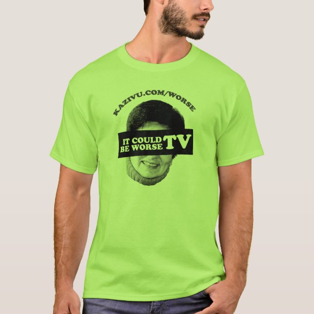 Camiseta Podía ser TV peor (Anverso)