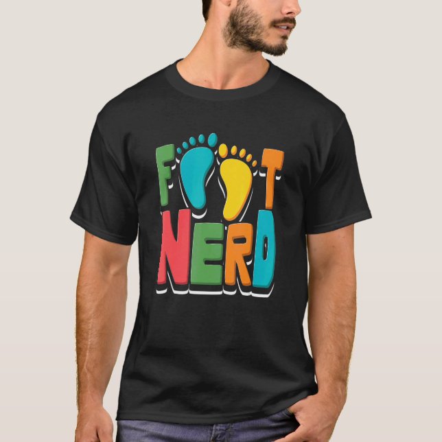 Camiseta Podiatría Foot Nerd (Anverso)