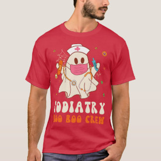 Camiseta Podiatry Boo Boo Crew Enfermera divertida Hallowee