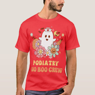 Camiseta Podiatry Boo Boo Crew Enfermera Halloween TShirt f