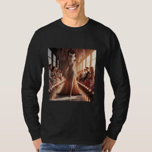 Camiseta Podio de Fantasía Gato Hermoso