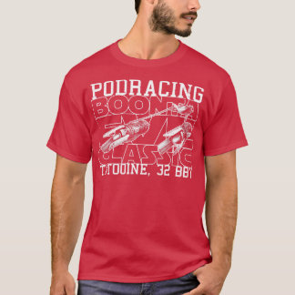 Camiseta Podracing Scifi Carreras futurista ficticia