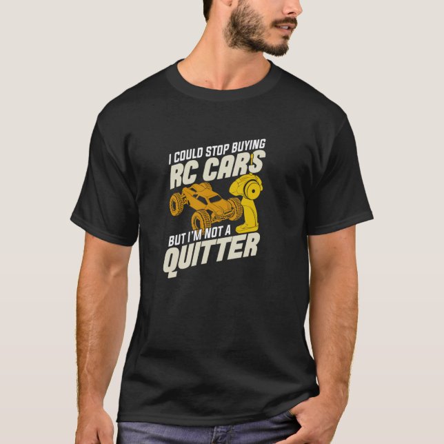 Camiseta Podría dejar de comprar coches RC pero no soy un t (Anverso)