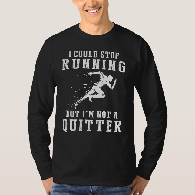 Camiseta Podría dejar de correr pero no soy un maricón (Anverso)