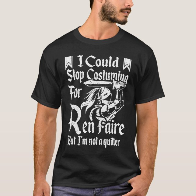 Camiseta Podría dejar de usar estupideces para Ren Faire, p (Anverso)