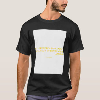 Camiseta ¿Podría haber una manera simple?