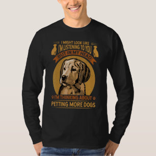 Camiseta Podría Parecer Escuchar A Golden Retriever Dog Wal