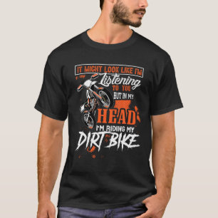 Camiseta Podría parecer que estoy escuchando, pero estoy mo
