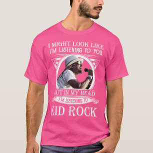 Camiseta Podría Parecer Que Estoy Escuchando Rock Infantil