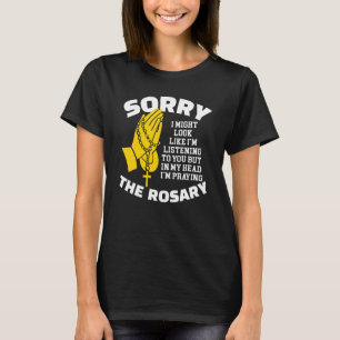 Camiseta Podría Parecer Que Te Escucho Católico
