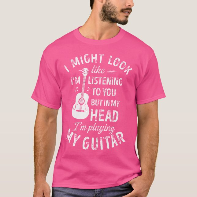 Camiseta Podría Parecer Que Te Estoy Escuchando A Divertida (Anverso)