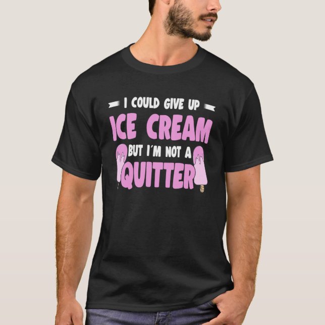 Camiseta Podría Renunciar Al Helado, Pero No A Un Gel Quita (Anverso)