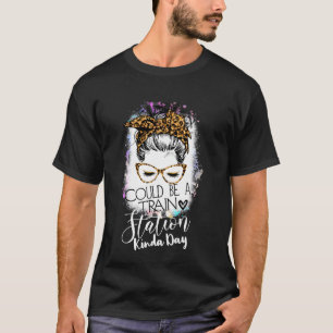 Camiseta Podría Ser Un Día De Estación De Tren Pelo Despein