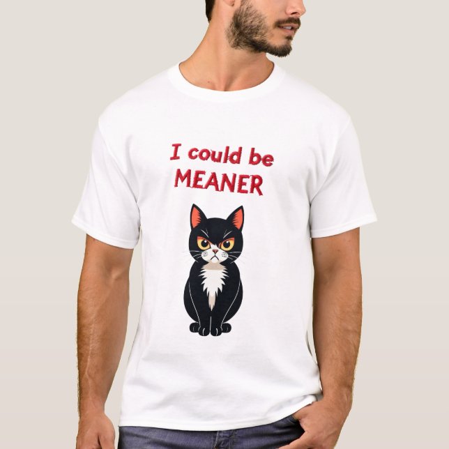 Camiseta Podría ser un gato más débil (Anverso)