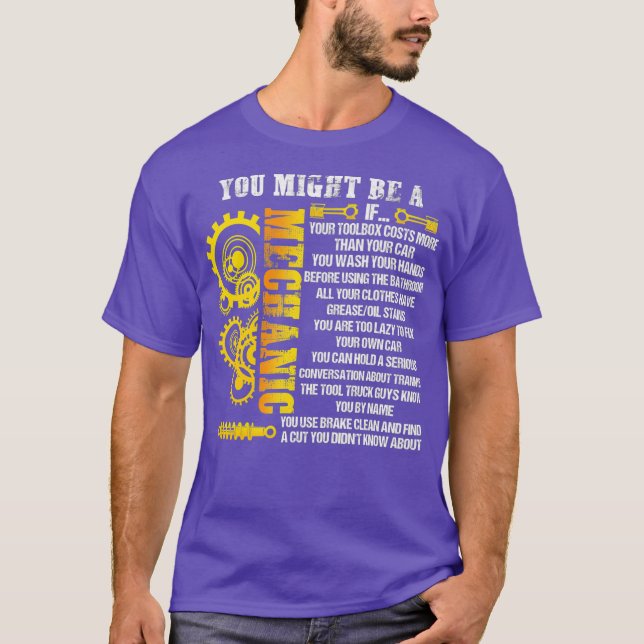 Camiseta Podría Ser Un Mecánico Si Las Razones Para (Anverso)