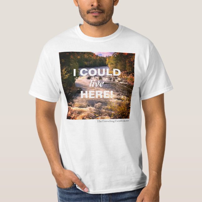Camiseta Podría Vivir Aquí (Anverso)