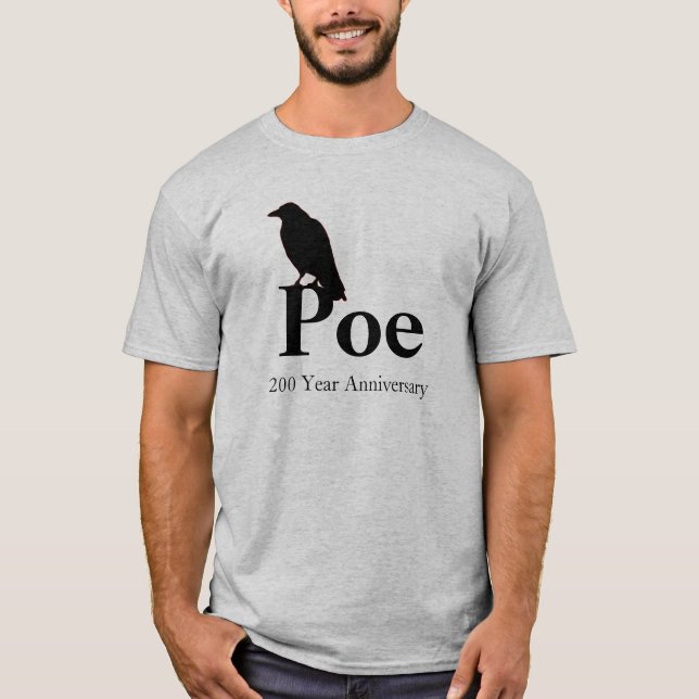 Camiseta Poe aniversario de 200 años (Anverso)