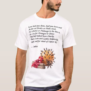 Camiseta Poema de Dryden Clavos y Naranjas