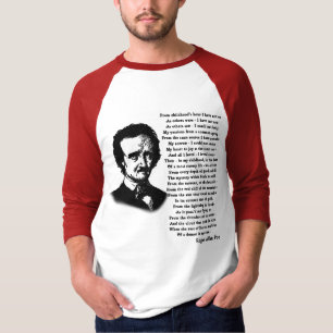 Camiseta Poema de Edgar Allan Poe SOLO