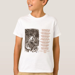 Camiseta Poema de Jabberwocky de Lewis Carroll