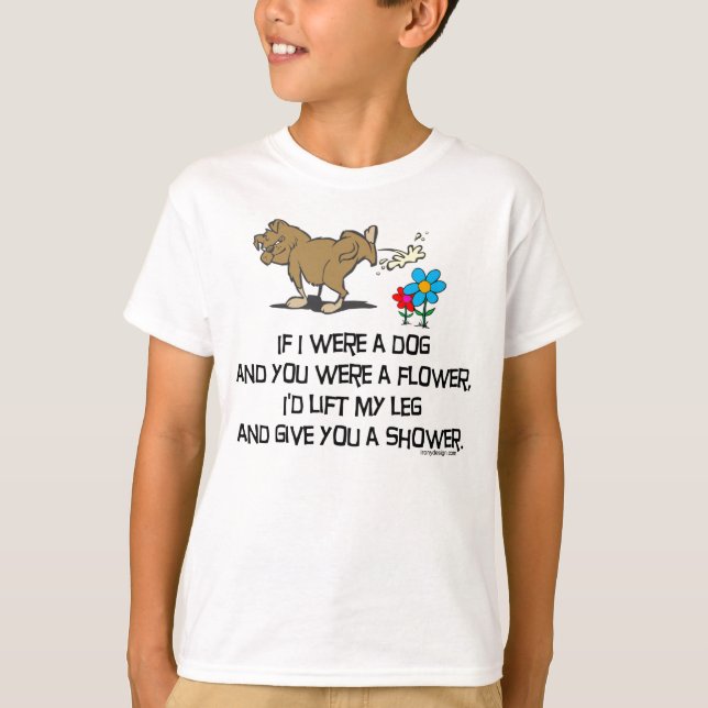 Camiseta Poema de perros divertidos (Anverso)