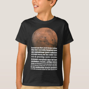 Camiseta Poema del mareador del mundo blanco de la ciencia