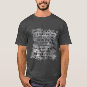 Camiseta Poema del poeta de Spirits of the Dead Edgar Allan
