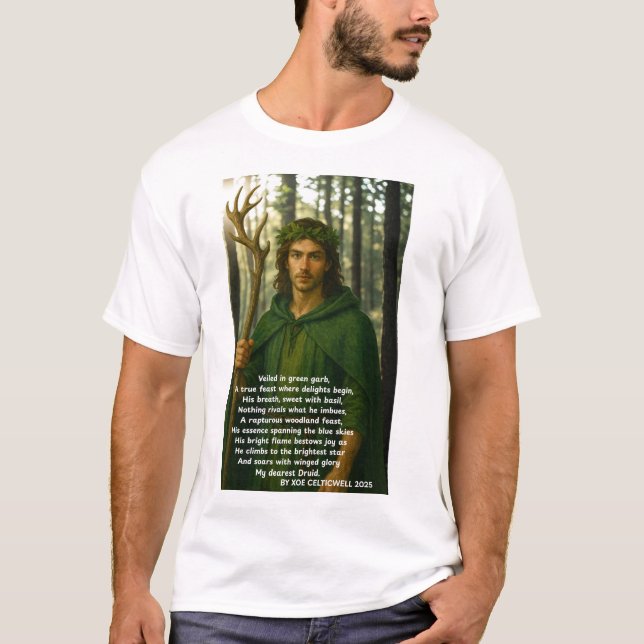 Camiseta Poema druso 2 de Xoe Celticwell (Anverso)